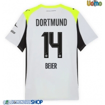 Maglie da calcio Borussia Dortmund Maximilian Beier #14 Seconda Maglia 2025-26 Manica Corta